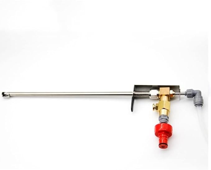Stainless Bottle Filler Beer Gun, 1pcs stainless steel extended beer gun1PCS 5.6ft hose1 set of quick couplings,