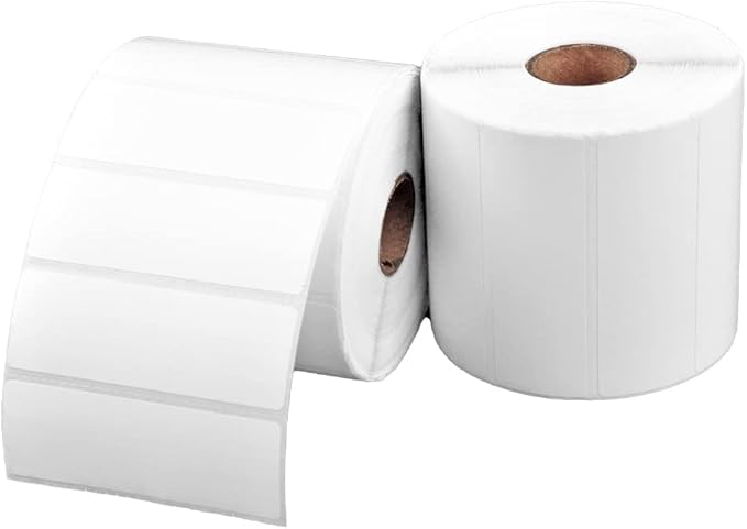 2 Rolls of 3 x 1 Direct Thermal Label, 1400 Labels per Roll - for Zebra Arkscan Printers
