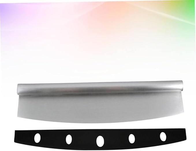 Pizza Cutter Rocker Style Slicer Food Grade Stainless Steel Easy to Clean Great for Kitchen Essentials and Baking Tools