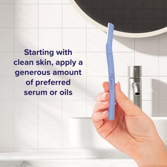 P'lum Beauty Facial Shaping Razors, Facial Dermaplaning Tools, Skin Safe, Hair Removal for Eyes & Face, 3ct.
