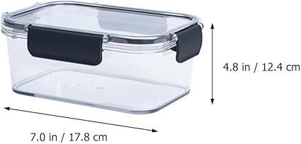 Unomor Refrigerator Crisper Fridge Storage Boxes with Lids Plastic Containers Plastic Storage Boxes Food Containers with Lids Plastic Food Storage Containers with Lids Pp Shelf With Cover