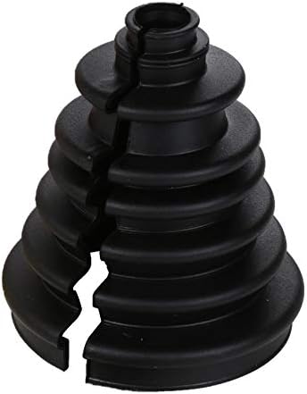 CVS18 Universal Split Constant Velocity Joint Gaiter Boot Replacement Kit, Black