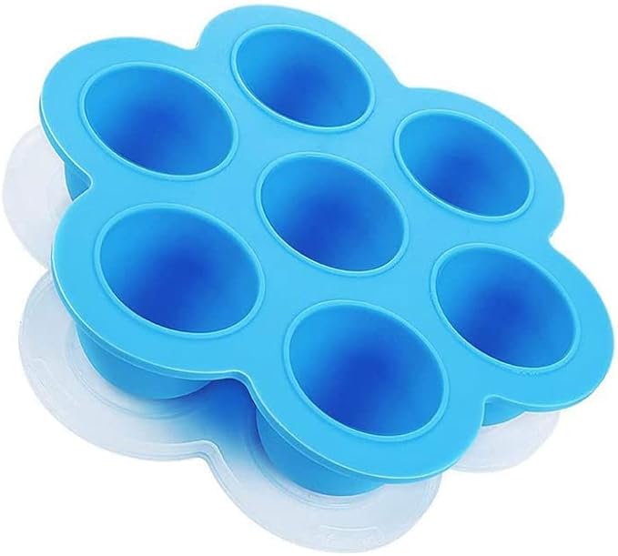 Silicone egg molds for instant pots, accessories for 5,6,8 quart pressure cooker, food storage containers, silicone egg steamer, lid