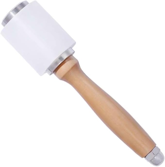Nylon HammerOoaLeather CraftsOoaWooden Handle Leather Carving Hammer For Diy Handmade Leather