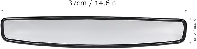 Side by Side Rear View UTV Mirror - Deluxe Edition - Tough Terrain Mirror - Universal ATV UTV Rear View Mirrors - Convex Low Profile UTV Mirror