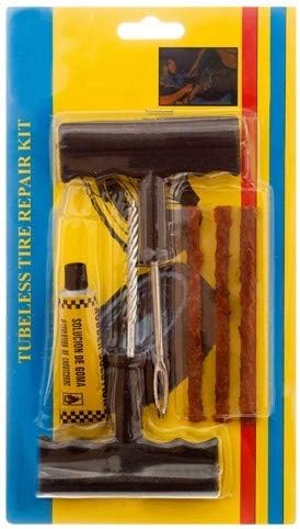 Emergent Motorcycle Auto Car Tubeless Tyre Puncture Repair Kit Tire Plug Tools
