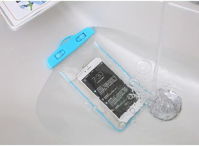 Luminous Waterproof Phone Bag, Suitable for dust-Proof and Dry Bags of All Devices up to 6.0 inches in Size (Black)