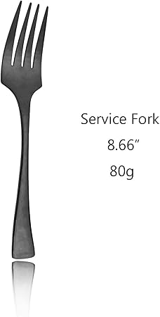 4-Piece Service Forks Cutlery Set, 304 Stainless Steel Big Forks