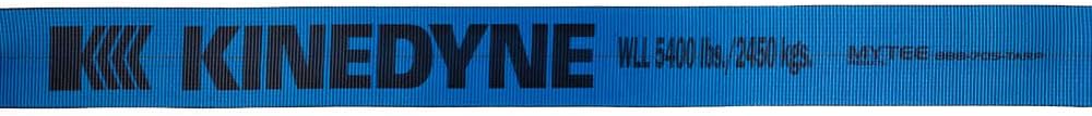 Kinedyne Winch Straps 4" x 30' Blue Heavy Duty Tie Down w/Flat Hooks WLL# 5400 lbs | 4 Inch Cargo Control for Flatbed Truck Utility Trailer (1 Pack)
