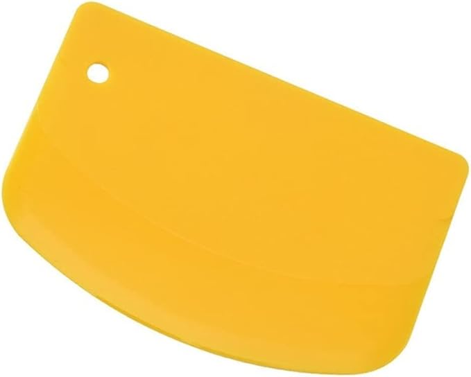 Pastry Plastic Cake Cream Spatula Dough Butter Scraper Baking For Tool Kitchen (Color : Yellow)