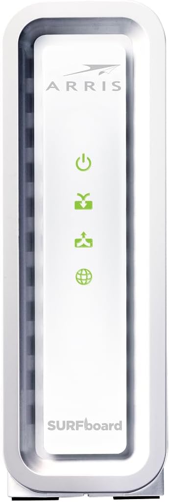 ARRIS (SB8200) - Cable Modem - Fast DOCSIS 3.1 32x8 Gigabit Cable Modem , Approved for Comcast Xfinity, Cox, Charter Spectrum, more 1 Gbps Max Internet Speed, 4 OFDM Channels