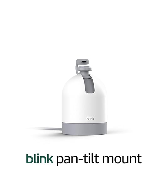 Blink Mini Pan-Tilt Mount Rotating mount accessory for Mini indoor plug-in smart security camera (White)