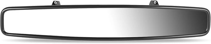 DNA MOTORING Front UTV Rearview Mirror, Black, Compatible With Honda Kawasaki Suzuki Yamaha UTV (SxS), 1.75" 2" Clamp, Irregular shape Style, MP-MR-U001