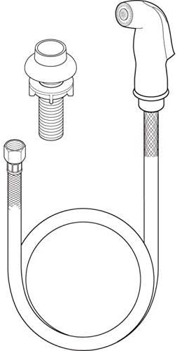 Delta Faucet Peerless RP44125OB Spray and Hose Assembly, Oil Bronze