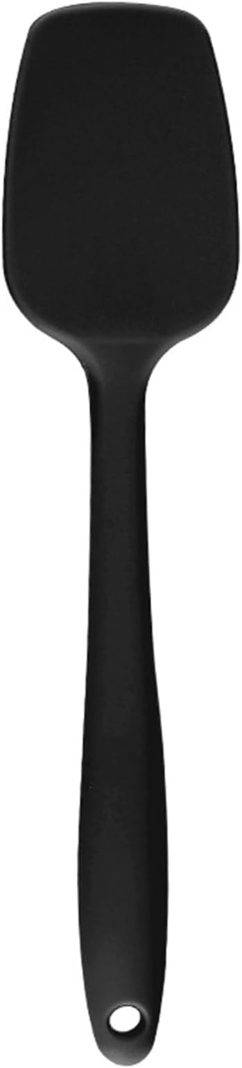 Silicone Butter Spatula Non- Silicone Spatula with Hanging Hole Non-Slip Handle Heat Resistant Flexible Baking Mixing Tool Dishwasher Safe BPA-Free Nonstick Silicone Spatula