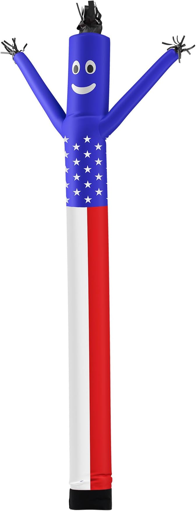 LookOurWay Air Dancers Inflatable Tube Man Attachment - 20 Feet Tall Wacky Waving Inflatable Dancing Tube Guy for Business Promotion - Blower Not Included - American Flag