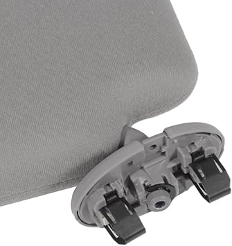 Right Passenger Side Gray Sun Visor Fits 2010-2011 for Toyota for Camry 2.5L Replace 74310-06750-B0