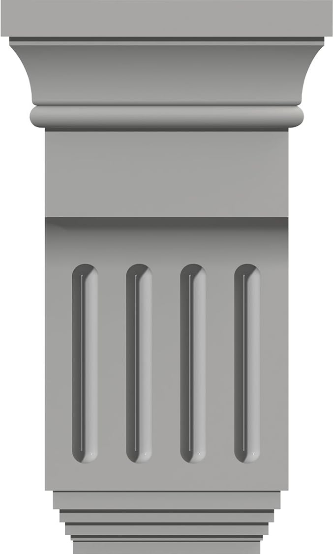 Ekena Millwork BKT06X10X02ED 6-Inch W x 2-Inch D x 10 38-Inch H Edwards Bracket