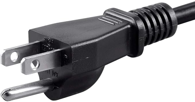 Monoprice Power Cord - NEMA 5-15P to IEC 60320 C13, 18AWG, 10A1250W, 125V, 3-Prong, 4ft, Black