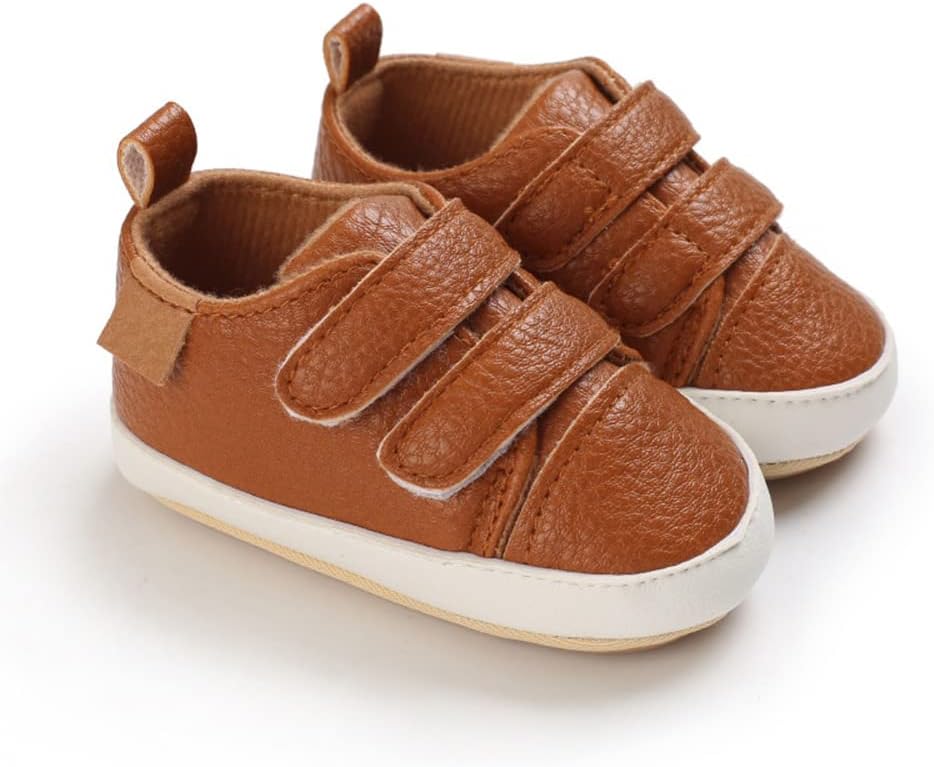 Baby Boys Girls Shoes Non-Slip Rubber Sole Sneakers Infant First Walking Toddler Crib Shoes Newborn Loafers Flats.