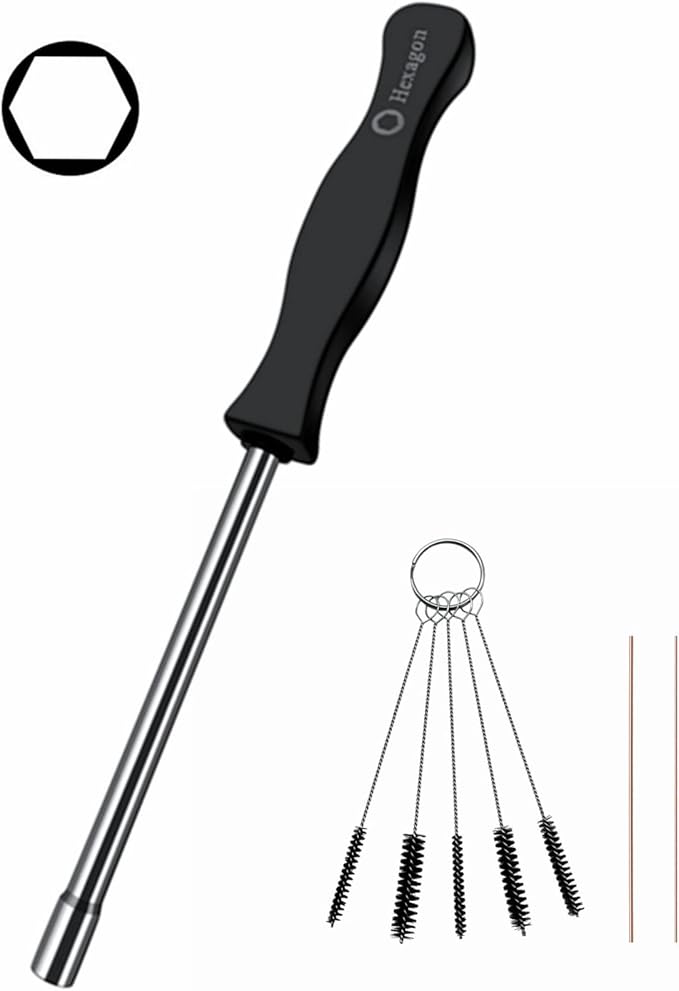 Strongthium Hexagon Carburetor Adjusting Tool 5910 890 2307 4mm Hex Screwdriver for Stihl Ryobi Poulan Homelite Husqvarna Echo Chainsaw Weed Eater Wacker Trimmer Leaf Blower Lawn Mower 2 Circle