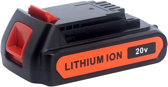 Biswaye LBXR20 20V Lithium Battery Compatible with Black Decker 20V MAX Lithium Battery LBXR2520 LBXR2020 LBX20 LB2X4020 LB2X3020 and LCC221 LST522 LST201 LST220 LST300 20V Max Tools