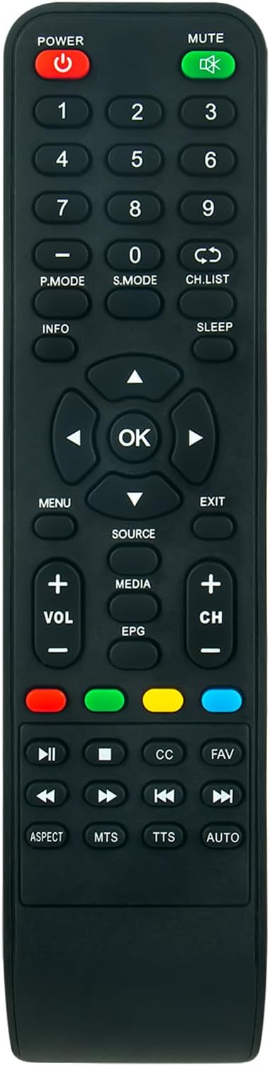 Replaced Remote Control -ALLIMITY- Compatible with Supersonic Smart LED LCD HDTV TV Remote Control SC-1511