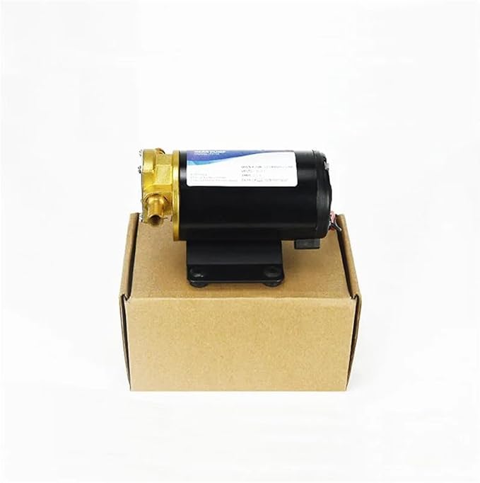 DC 12V 24V Electric High Pressure Gear Oil Fuel Pump Self-priming Diesel Pump Oil Suction Truck Refuel Pump Micro-suction FP-12(12V)