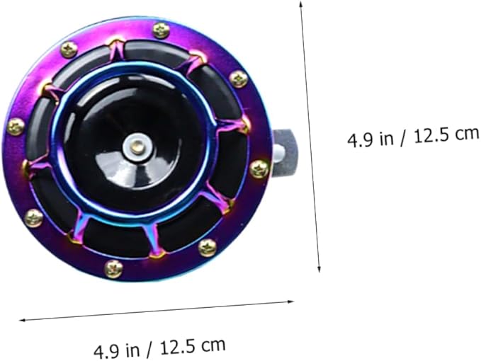 12v Motorbike Horn Super Loud Car Air Horn Waterproof Colorful Electric Speaker Upgrade