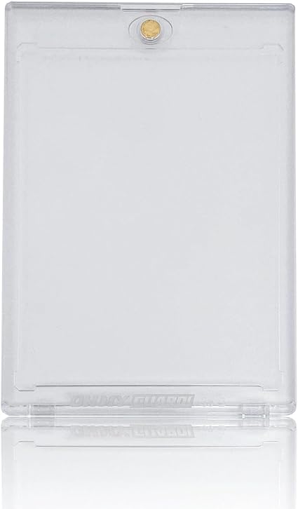 5 Pack - Clear Magnetic Snap Card Holders (35PT) for Sport and Hobby Collector Cards.