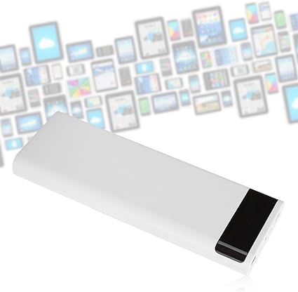 S10 ABS 10 X Portable DIY Normal Battery Box No Welding Quick Charging Supports All of Mobile Phone (White)