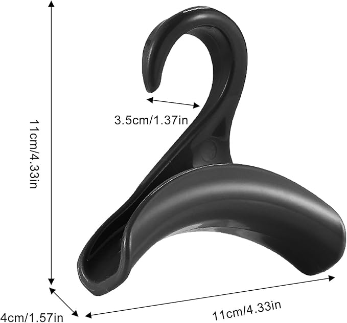 Closet Bag Hanger - Heavy Duty Handbaag Hangers | Tote Bag Holder Organizer | Portable plaastic Closet Rod Hanger | Bag Rack Holder | Purse Hanger Hook For Backpack, Belt, Scarves, Hat, Keep Straps In