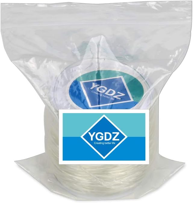 YGDZ 1.5mm Bracelet String, Elastic String Crystal Stretch Thread Clear Beading Cords for Bracelets Beading Making