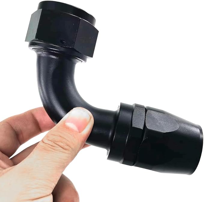 Autofit 16AN line -16AN braided hose +Elbow 90 degree AN fittings, 45 degree, straight adapter hose end kit,5 feet
