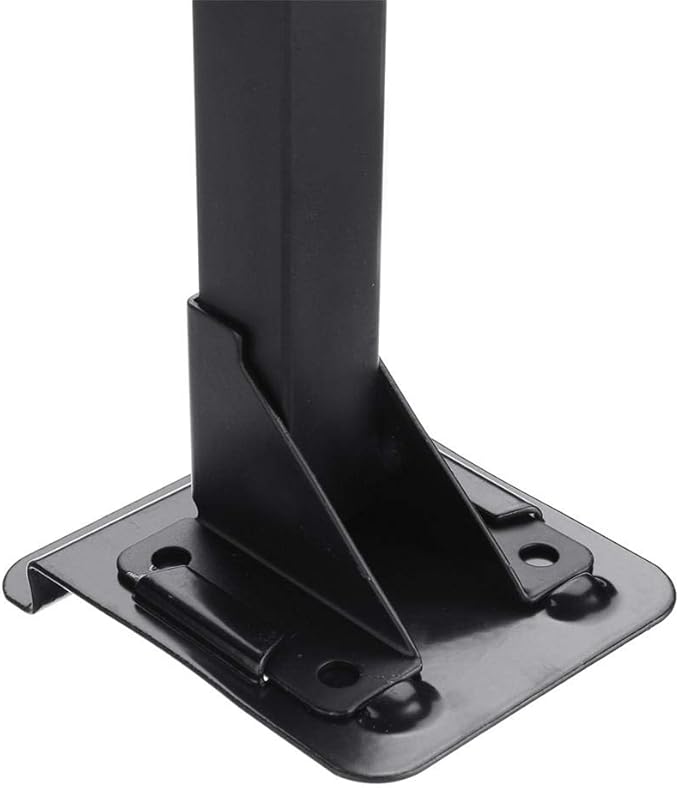 SGerste Metal Strut Thick Sponge Sleeve Guitar Display Bracket Wall Mount Hanger Holder (2pcs, Black)