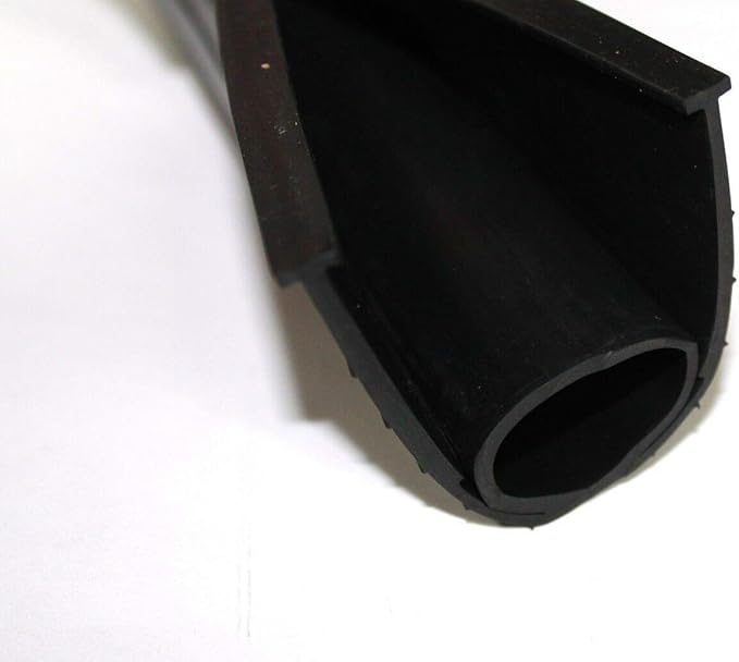 4" Super Seal Garage Door Bottom Weather Seal - Garage Door: 16' Wide Door.
