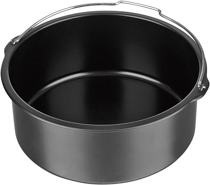 Baking Pan for Pressure Cookers, Air Fryers and Ovens- For 3 QT to 5QT Pressure Cookers 3 QT 5.3QT Air Fryers.Fits InstantPot COSORI Ninja Foodi Gowise Philips NuWave Power Farberware more