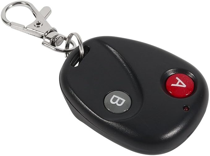 FTVOGUE 433MHz Remote Control, Remote Control Key Garage Gate Door Transmitter 433MHz Plastic Black 2 Keys, Remote Control Transmitters, Other Garden Tools
