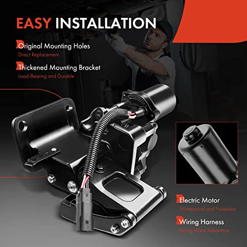 A-Premium Power Running Board Motor Assembly with Bracket Compatible with Ford Expedition & Lincoln Navigator 2015-2017, Fit 119.0 Inch Wheelbase, Left Driver Side, Replace# FL7Z16A507A, FL7Z-16A507-A