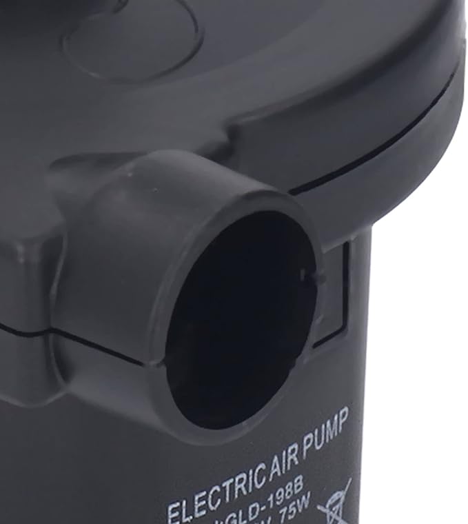 Air Pump GLD 198B Inflator Pump DC12V 75W Deflator Pumps with 3 Nozzles for Inflatable Devices and Water Bed