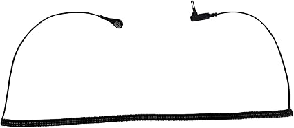 Grounding Cord for Grounding Products, 15 Foot Wire Black, Cable Black