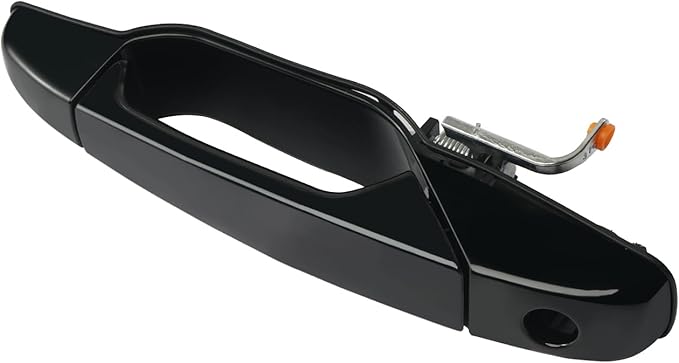 Black Exterior Door Handle Front Left Driver Side Compatible with 2007-2014 Chevy Silverado Suburban Avalanche Tahoe, GMC Sierra Yukon, Cadillac Escalade Replaces 20828258, 22738721, 25960525