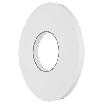 uxcell 1pcs Rolls Double Sided Foam Tape Removeable PE Sponge Mounting Tape Strong Adhesive Tape Strips(White, 50ft x 12" x 116") for Home Paint Wall Hanging Poster Decor