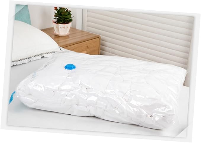 Amosfun Vacuum Seal Bags 100x70cm Blanket Vacuum Storage Bags Save Space for Home