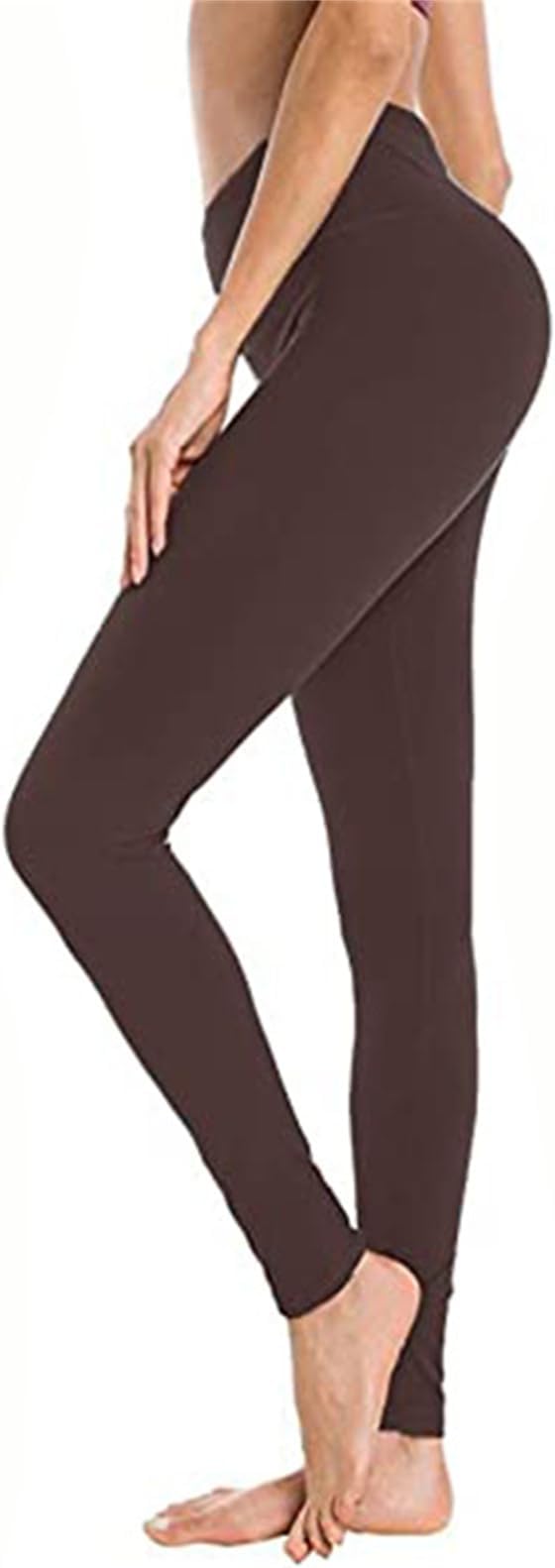 Women's Leggings, High Waist Full Length Soft Yoga Pants for Daily Workout, Women's Invisible Butt Lifting Leggings
