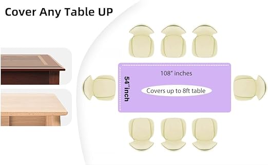 Evershine 4-Pack Heavy Duty Lavender Rectangle 54" X 108" Plastic Table Covers Tablecloth (Reusable) (Rectangle 54" x 108", Lavender)