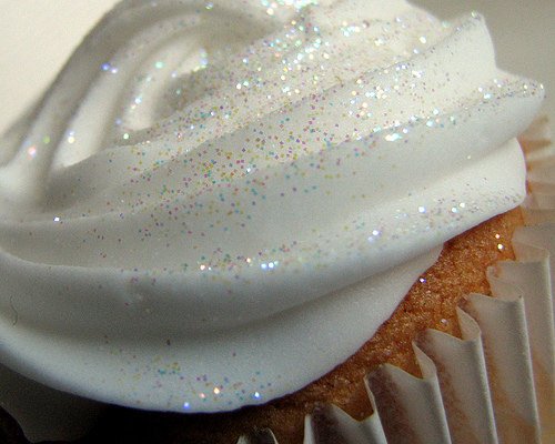 Luxury Cake Glitter, 6 grams, USA Made (Rainbow White)