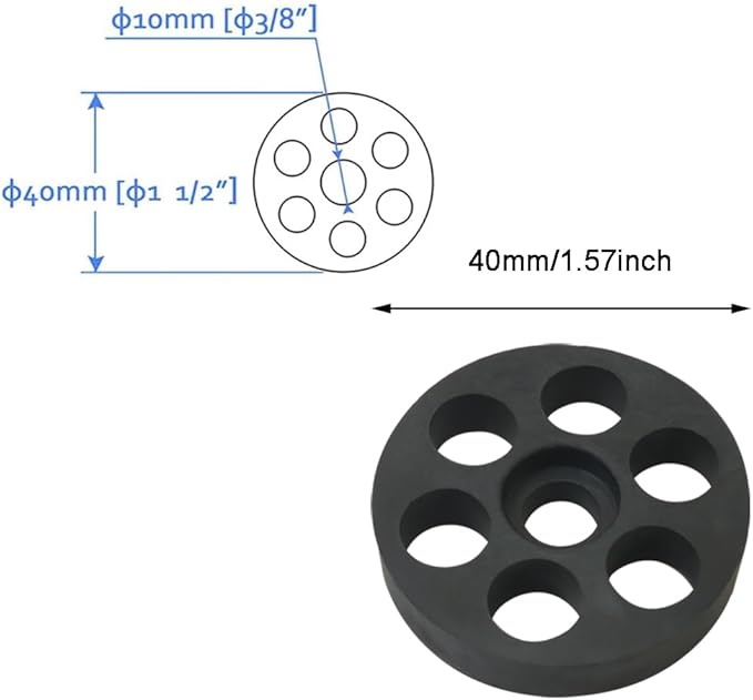 MEETOOT 4PCS Outdoor Compact Split Ground Bracket Wall Mount Bracket AC Condenser Rubber Vibration Isolating Pad Air Compressor Legs Vibration Isolating Pad for Air Conditioner Outdoor Unit