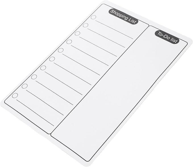 Message Board Magnetic Notepads for Fridge Refrigerator Memo Pads Magnetic Note Pad Dry Erase White Board Notepads Sticker Magnetic Notepads for Refrigerator Fridge Magnet Notepad