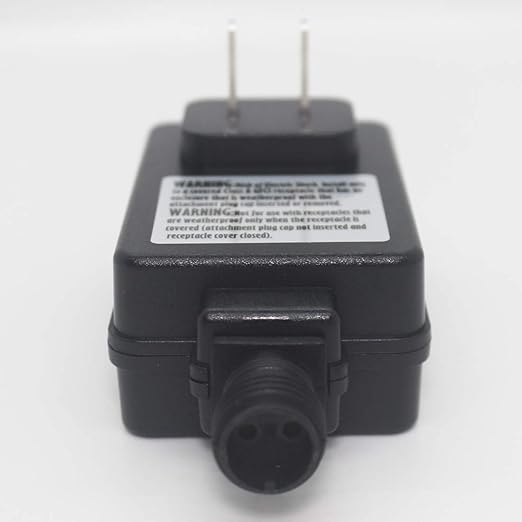 12V 2A Class 2 Power Supply, IP44 LED Transformer Replacement Yard Inflatable Adapter for String Light, Inflatable Decorations (12V-2A 1PCS)